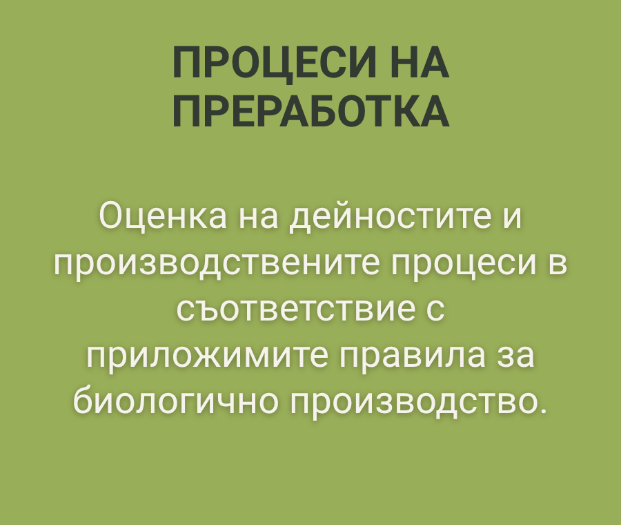 Преработка на биологични продукти